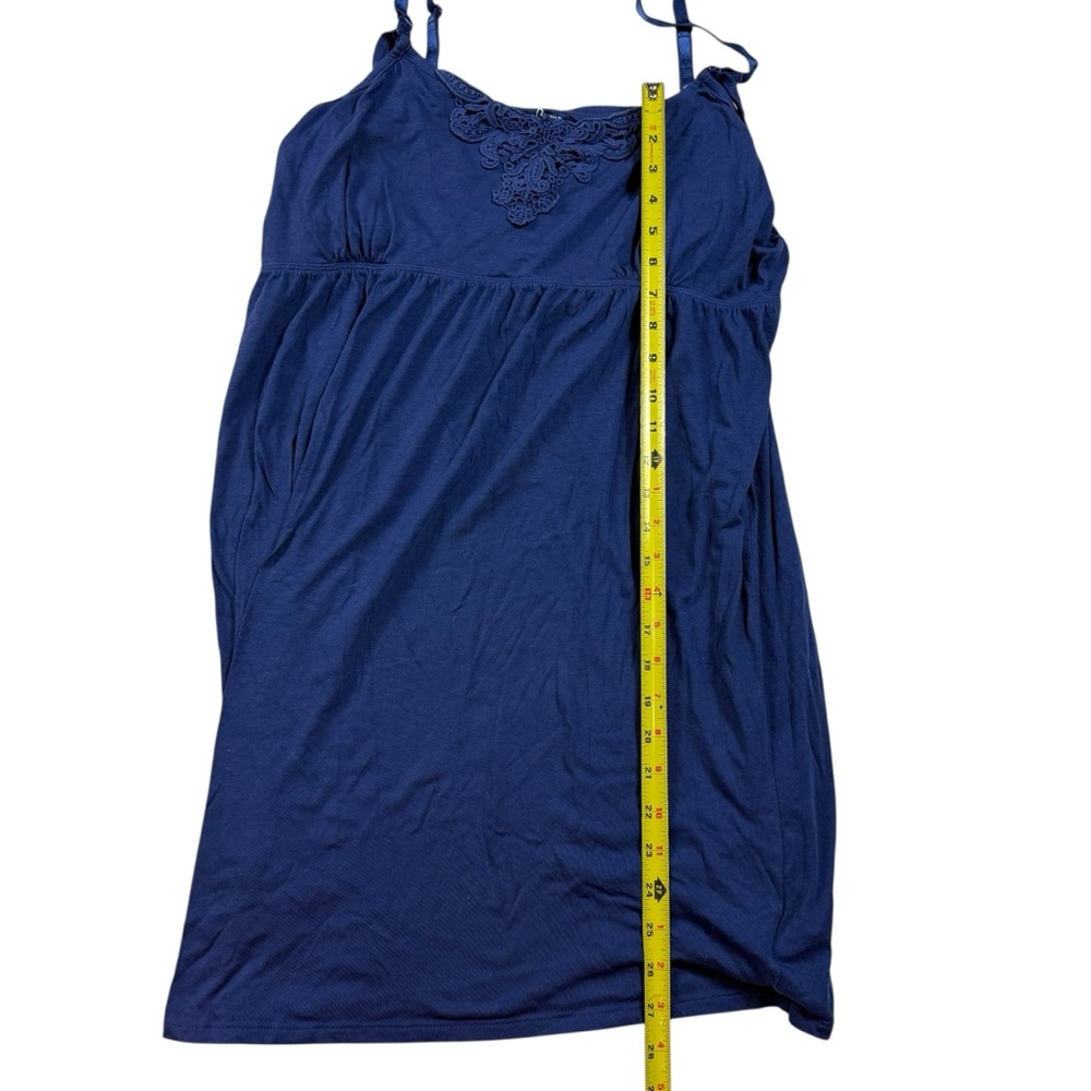 Bump in the Night Maternity 2-Piece Sleep/Loungewear Set Blue XL Robe & Cami - Picture 16 of 16